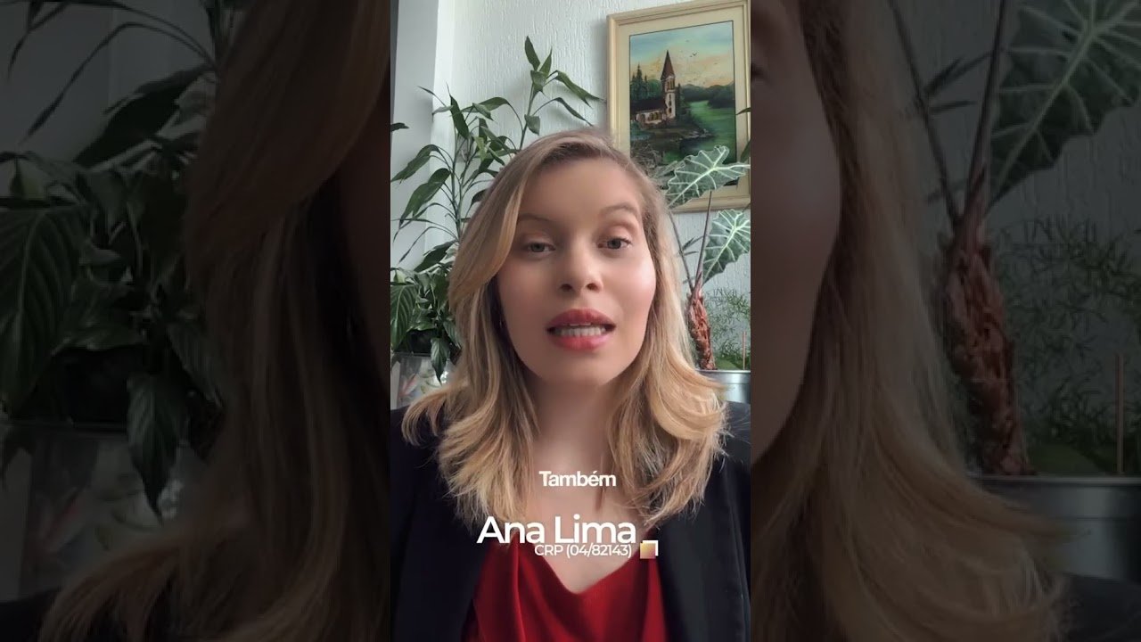 Ana Lima, psicóloga, em vídeo de apresentação