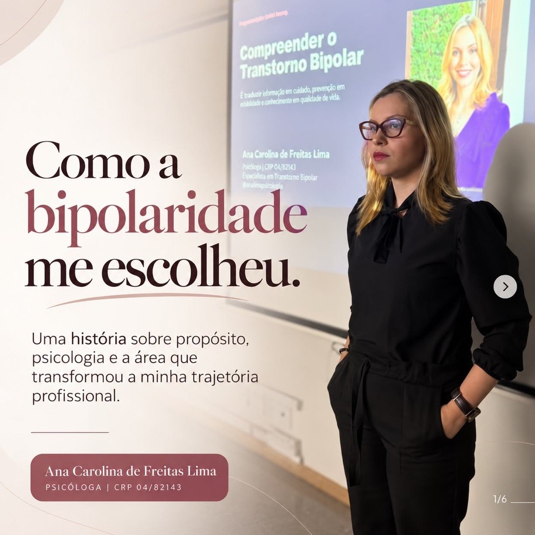Publicação da Ana: como a bipolaridade me escolheu, história pessoal e profissional